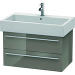 Duravit Waschtischunterbau X-LARGE 443x750x448mm flannel grey hochglanz