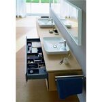 Duravit Halbhochschrank L-CUBE 500x363x1320mm Ans re mediterrane eiche