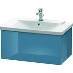 Duravit Waschtischunterbau L-CUBE 820x481x405mm stone blue hochglanz