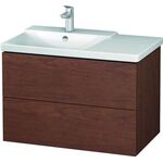 Duravit Waschtischunterbau L-CUBE 820x481x555mm amerikanisch nussbaum