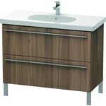 Duravit Waschtischunterbau X-LARGE 1000x470x668mm nussbaum natur