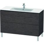 Duravit Waschtischunterbau L-CUBE 1220x481x704mm eiche dunkel gebürstet