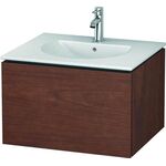 Duravit Waschtischunterbau L-CUBE 514x620x400mm amerikanisch nussbaum
