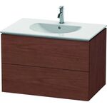 Duravit Waschtischunterbau L-CUBE 534x820x550mm amerikanisch nussbaum