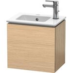 Duravit Waschtischunterbau L-CUBE 294x420x400mm Ans links eiche gebürstet