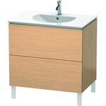 Duravit Waschtischunterbau L-CUBE 534x820x704mm eiche gebürstet