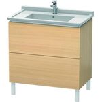 Duravit Waschtischunterbau L-CUBE 469x820x712mm mediterrane eiche