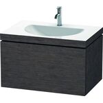 Duravit Möbelwaschtisch DARLING NEW 800x540mm o ÜL 1 HL Ei dunkel gebürstet