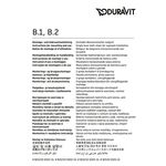 Duravit Einhebel-Wannenmischer B.1 Aufputz chrom