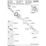 Keuco Umstellventil IXMO UP f 2 Verbr Rosette rund vc