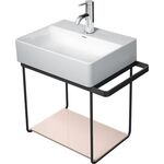 Duravit Glaseinleger DURASQUARE f Metallkonsole 003109/110 apricot pearl
