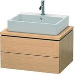 Duravit Konsolenunterschrank L-CUBE 400x720x547mm eiche gebürstet