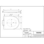 TOTO MH WC-Sitz abnehmbar, mit Absenkautomatik we