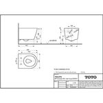 TOTO RP Wand-WC Compact tief randlos für RP WC-Sitz Compact we