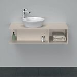 Duravit Waschtischunterbau Compact D-NEO 1 Fach rechts 260x1000x480mm taupe