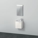 Duravit Badmöbel-Set XBASE 430 Spieg. G Türansch li weiß hochglanz