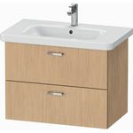 Duravit Waschtischunterbau XBASE 2 Schubkästen 560x730x448mm eiche natur