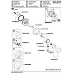 Keuco Absperrventil IXMO UP f 1 Verbr Rosette rund sw ma