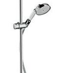Showerpipe AXOR MONTREUX DN 15 m Therm. u 1jet Kopfbr pol. bronze