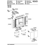 Keuco Spiegelschrank ROYAL LUMOS DALI 700x735x165mm