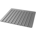 V&B Abtropfmatte aus Silikon, Zubehör 9K1500, Edelstahl