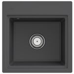V&B Spüle SUBWAY STYLE 50 S 500x510mm m Abtr. anthr. Handbet. gra