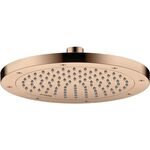 HG Kopfbrause AXOR 245, 1 jet, EcoSmart polished red gold