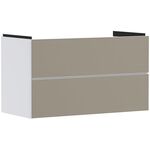 HG Waschtischunterschrank Xevolos E 980x555x475mm Ko mweiß Fr bro Struktur