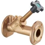 OV KFR-Ventil Aquastrom Flansch PN 16 m Entleerung Rotguss DN 65 2 1/2Zoll