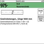 Gewindestange DIN 975 M30x 1000mm 8.8 feuerverz. 1 Stück