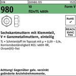 Sechskantmutter DIN 980 Klemmteil VM 20 10 flZnnc 480h-L 50St. - VPE: 50