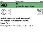 Sechskantmutter DIN 982 Klemmteil M20 10 galv.verz. 50 Stück - VPE: 50