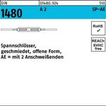 Spannschloss DIN 1480 offen 2Anschweißenden SP-AE M20 A 2 1 Stück