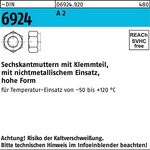 Sechskantmutter DIN 6924 Klemmteil M20 A 2 25 Stück - VPE: 25