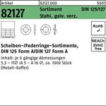 Scheibensortiment DIN 125/127 1000tlg. Stahl galv.verz. 1 Stück