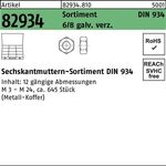 Muttersortiment DIN 934 645tlg. 8 galv.verz. 1 Stück