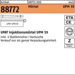 Injektionsmörtel R 88772 UPM 55-390 6 Stück UPAT - VPE: 6