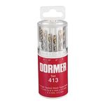 Spiralbohrersatz A094 DIN 338 TypN D.1,5-6,5x0,5mm HSS 13tlg.Runddose DORMER
