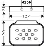 Seifenschale AXOR Universal Circular chrom
