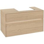 V&B Waschtischunterschrank COLLARO 100x54,8x50cm WT re m LED-B. Nordic Oak