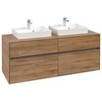 V&B Waschtischunterschrank COLLARO 1400x548x500mm Kansas Oak