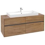 V&B Waschtischunterschrank COLLARO 1400x548x500mm Kansas Oak