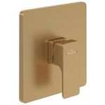 V&B Fertigmontageset SUBWAY 3.0 EH-Brauseb 165x165x51mm brushed gold