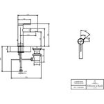 V&B EH-WTbatt LOOP & FRIENDS 45x149x166mm m ZAG brushed nickel matt