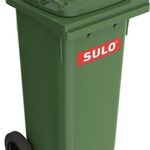 Müllgroßbehälter 80l HDPE grün fahrbar,n.EN 840 SULO