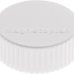 Magnet Super D.34mm weiß MAGNETOPLAN - VPE: 10