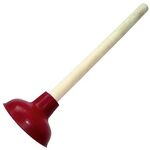Saugglocke Holz/Gummi rot