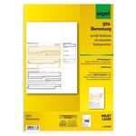 Sigel Überweisung ZV572 DIN A4 für InkJet/Laser-Drucker 250 Bl./Pack.