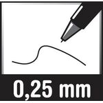 Pentel Geltintenroller EnerGel BLN25-CX 0,25mm blau