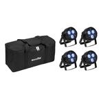EUROLITE Set 4x LED PARty Hybrid Spot + Soft-Bag